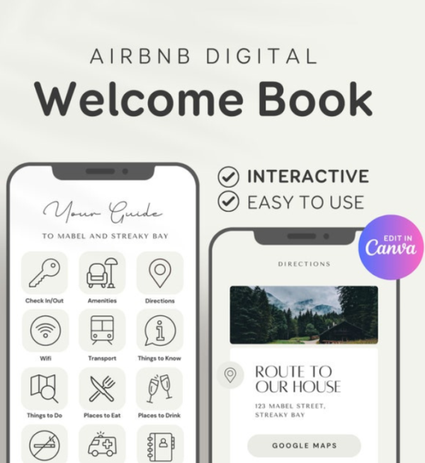 Digital Airbnb Welcme Book